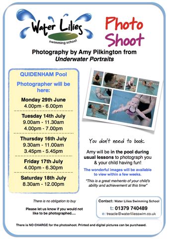 Quidenham photoshoot poster 2015